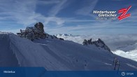 Archived image Webcam Hintertux Glacier: &#34;Gefrorene Wand&#34; Summit 07:00