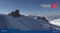 Archived image Webcam Hintertux Glacier: &#34;Gefrorene Wand&#34; Summit 07:00