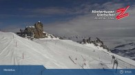 Archived image Webcam Hintertux Glacier: &#34;Gefrorene Wand&#34; Summit 16:00