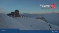 Archived image Webcam Hintertux Glacier: &#34;Gefrorene Wand&#34; Summit 00:00