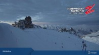 Archiv Foto Webcam Hintertuxer Gletscher: &#34;Gefrorene Wand&#34;-Gipfel 04:00