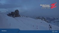 Archived image Webcam Hintertux Glacier: &#34;Gefrorene Wand&#34; Summit 04:00