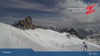 Archiv Foto Webcam Hintertuxer Gletscher: &#34;Gefrorene Wand&#34;-Gipfel 14:00