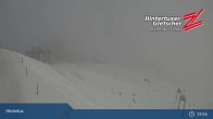 Archiv Foto Webcam Hintertuxer Gletscher: &#34;Gefrorene Wand&#34;-Gipfel 18:00