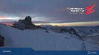 Archiv Foto Webcam Hintertuxer Gletscher: &#34;Gefrorene Wand&#34;-Gipfel 06:00