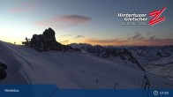 Archived image Webcam Hintertux Glacier: &#34;Gefrorene Wand&#34; Summit 07:00