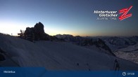 Archiv Foto Webcam Hintertuxer Gletscher: &#34;Gefrorene Wand&#34;-Gipfel 06:00