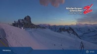 Archiv Foto Webcam Hintertuxer Gletscher: &#34;Gefrorene Wand&#34;-Gipfel 16:00