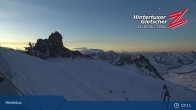 Archiv Foto Webcam Hintertuxer Gletscher: &#34;Gefrorene Wand&#34;-Gipfel 06:00