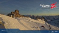 Archiv Foto Webcam Hintertuxer Gletscher: &#34;Gefrorene Wand&#34;-Gipfel 00:00