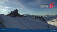 Archiv Foto Webcam Hintertuxer Gletscher: &#34;Gefrorene Wand&#34;-Gipfel 07:00