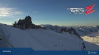 Archiv Foto Webcam Hintertuxer Gletscher: &#34;Gefrorene Wand&#34;-Gipfel 06:00