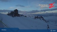 Archiv Foto Webcam Hintertuxer Gletscher: &#34;Gefrorene Wand&#34;-Gipfel 21:00