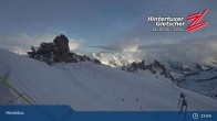 Archiv Foto Webcam Hintertuxer Gletscher: &#34;Gefrorene Wand&#34;-Gipfel 13:00