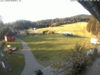 Archiv Foto Webcam Hohenbogen: Talstation und Brünnlhang 05:00