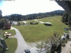 Archiv Foto Webcam Hohenbogen: Talstation und Brünnlhang 11:00