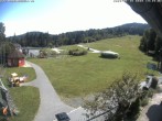 Archiv Foto Webcam Hohenbogen: Talstation und Brünnlhang 13:00