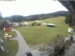 Archiv Foto Webcam Hohenbogen: Talstation und Brünnlhang 17:00