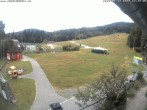 Archiv Foto Webcam Hohenbogen: Talstation und Brünnlhang 11:00