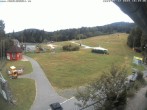 Archiv Foto Webcam Hohenbogen: Talstation und Brünnlhang 15:00