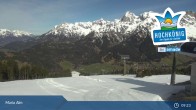 Archived image Webcam Top Station Hochmaisalm Maria Alm 08:00