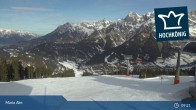 Archiv Foto Webcam Hochkönig Maria Alm: Bergstation Hochmaisalm 08:00