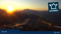 Archiv Foto Webcam Hochkönig Maria Alm: Aberg Bergstation 20:00