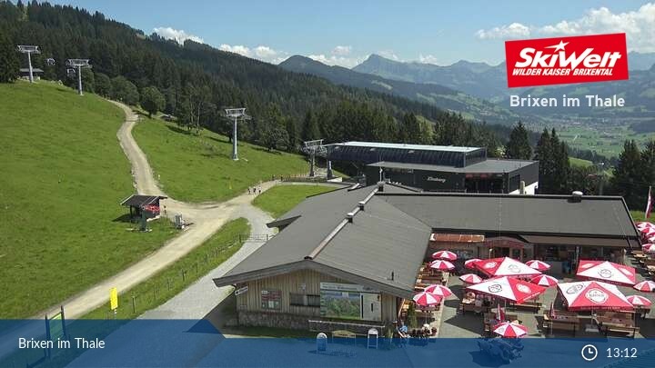 Webcam Brixen Im Thale - Gondel Bergstation • Kitzbühler Alpen ...