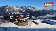 Archived image Webcam Ellmau: Top Station Hartkaiserbahn 08:00