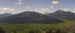 Archived image Webcam View from ´Berggasthof Habersattgut´ down to the ´Ennstal´ (Enns valley) 09:00