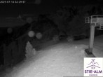 Archived image Webcam Stiealm alp at Idealhang 01:00
