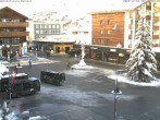 Archiv Foto Webcam Zermatt: Bahnhofplatz 04:00