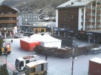 Archiv Foto Webcam Zermatt: Bahnhofplatz 08:00