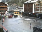 Archived image Webcam Railway station at Zermatt 07:00