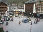 Archived image Webcam Railway station at Zermatt 15:00