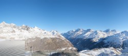 Archiv Foto Webcam Zermatt Hörnlibahn Bergstation - Blick zum Matterhorn 04:00