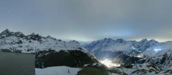 Archiv Foto Webcam Zermatt Hörnlibahn Bergstation 23:00