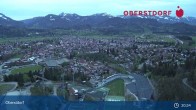 Archived image Webcam Oberstdorf: Ski Jump Area 02:00