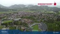Archived image Webcam Oberstdorf: Ski Jump Area 08:00
