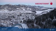 Archived image Webcam Oberstdorf: Ski Jump Area 07:00