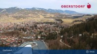 Archived image Webcam Oberstdorf: Ski Jump Area 08:00