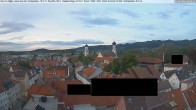 Archiv Foto Webcam Isny: Wassertor und Nikolaikirche 19:00