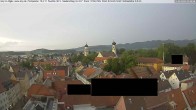 Archiv Foto Webcam Isny: Wassertor und Nikolaikirche 19:00