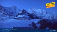 Archived image Webcam Jungfrau Ski Region - Männlichen 04:00