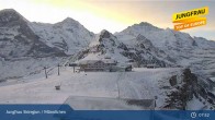 Archiv Foto Webcam Wengen: Bergstation Männlichen 07:00