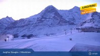 Archiv Foto Webcam Wengen: Bergstation Männlichen 06:00