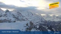 Archived image Webcam Jungfrau Ski Region - Männlichen 08:00