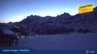 Archiv Foto Webcam Wengen: Bergstation Männlichen 06:00