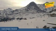 Archiv Foto Webcam Wengen: Bergstation Männlichen 08:00