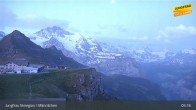 Archiv Foto Webcam Wengen: Bergstation Männlichen 04:00